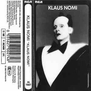 Klaus Nomi - Klaus Nomi FLAC