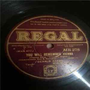 Gerald Adams - You Will Remember Vienna / I Bring A Love Song FLAC