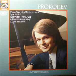 Sergei Prokofiev, Michel Béroff, Gewandhaus-Orchester Leipzig, Kurt Masur - Piano Concertos 1,4 & 5 FLAC