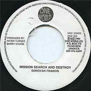 Donovan Francis - Mission Search And Destroy FLAC