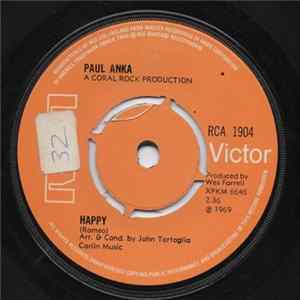 Paul Anka - Happy / Can't Get You Out Of My Mind FLAC