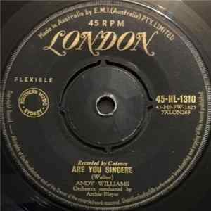 Andy Williams - Are You Sincere FLAC