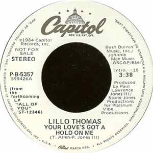 Lillo Thomas - Your Love's Got A Hold On Me FLAC