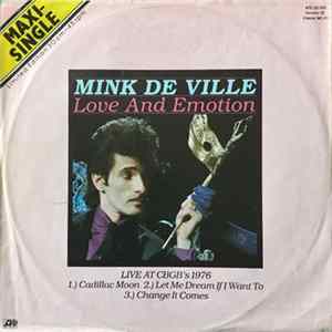 Mink DeVille - Love And Emotion FLAC