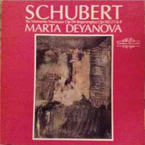 Schubert - Marta Deyanova - Six Moments Musicaux Op. 94 - Impromptus Op. 142:2·3 & 4 FLAC