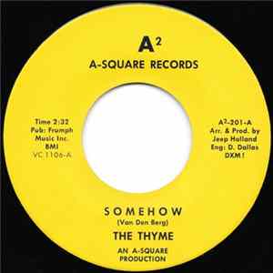 The Thyme - Somehow / Shame Shame FLAC