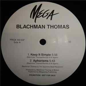 Blachman Thomas - Keep It Simple FLAC