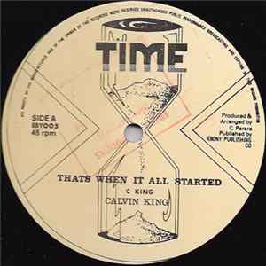 Calvin King - That's When It All Started FLAC