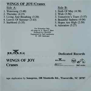 Cranes - Wings Of Joy FLAC