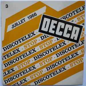 Various - Discotelex 3 - Présentation Des Nouveautés - Juillet 1966 FLAC