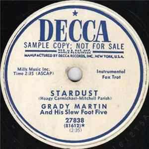 Grady Martin And His Slew Foot Five - Stardust FLAC