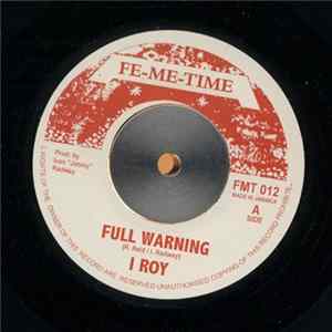 I Roy - Full Warning FLAC