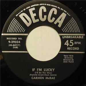Carmen McRae - If I'm Lucky FLAC
