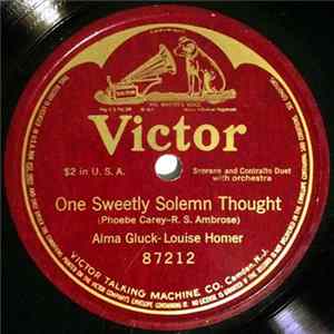 Alma Gluck And Louise Homer - One Sweetly Solemn Thought FLAC