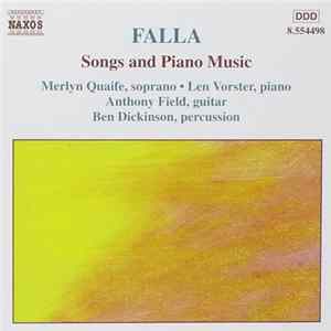 Manuel De Falla - Songs And Piano Music FLAC