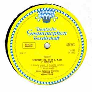 Wolfgang Amadeus Mozart - Ferenc Fricsay & Vienna Symphony Orchestra - Symphonies No. 40 In G Minor - No. 41 In C Major "Jupiter" FLAC