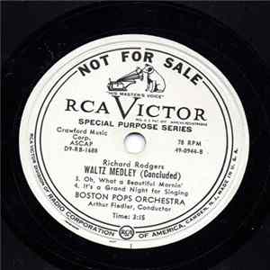 Boston Pops Orchestra - Richard Rodgers WALTZ MEDLEY (Concluded) FLAC