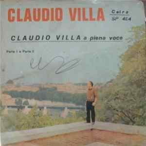 Claudio Villa - Claudio Villa A Piena Voce Parte I / Parte II FLAC
