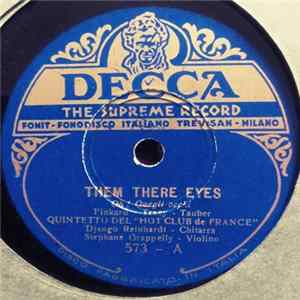 Django Reinhardt, Quintette Du Hot Club De France, Stéphane Grappelli - Them There Eyes / Dafne FLAC