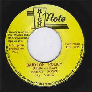 Brent Dowe - Babylon Policy FLAC
