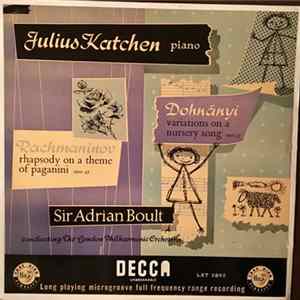 Rachmaninov / Dohnanyi - Julius Katchen With The London Philharmonic Orchestra Conducted By Sir Adrian Boult - Rhapsody On A Theme Of Paganini / Variations On A Nursery Song FLAC