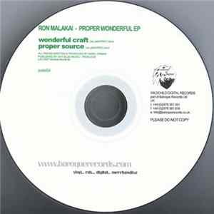 Ron Malakai - Proper Wonderful EP FLAC