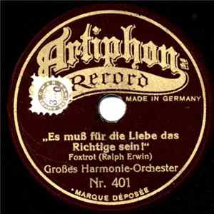 Unknown Artist - Es Muß Die Liebe Des Richtigen Sein ! / Saxophon-Foxtrot FLAC