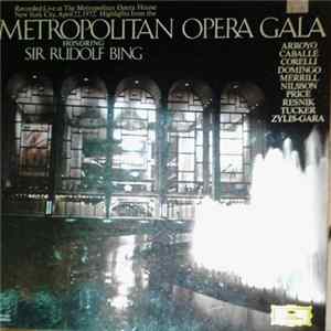 Various - Highlights From Metropolitan Opera Gala Honouring Sir Rudolph Bing FLAC