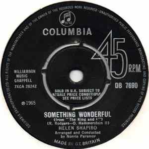 Helen Shapiro - Something Wonderful FLAC