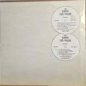 Fats Waller - The Rarest Fats Waller Volume I FLAC