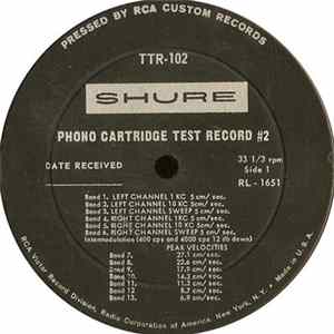 No Artist - Phono Cartridge Test Record #2 FLAC