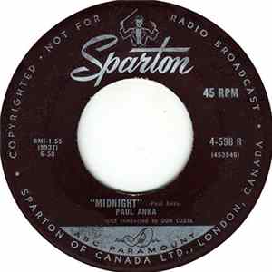 Paul Anka - Midnight / Verboten! (Forbidden) FLAC