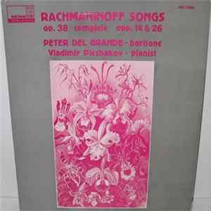 Rachmaninoff, Peter Del Grande, Vladimir Pleshakov - Songs Op. 38 Complete / Op. 14 & 26 FLAC