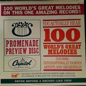 Unknown Artist - The Promenade 100: Excerpts From 100 Great Melodies FLAC