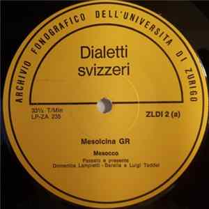 Various - Dialetti Svizzeri - Mesolcina GR FLAC