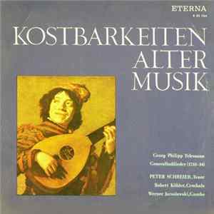 Georg Philipp Telemann - Peter Schreier, Robert Köbler, Werner Jaroslawski - Generalbaßlieder (1733-34) FLAC