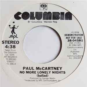 Paul McCartney - No More Lonely Nights FLAC