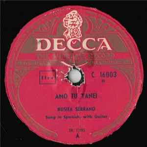 Rosita Serrano - Amo Tu Yanei / La Paloma FLAC