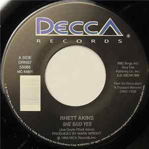Rhett Akins - She Said Yes FLAC