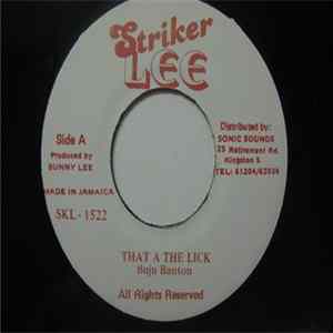 Buju Banton - That A The Lick FLAC