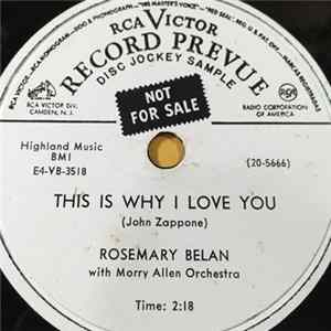 Rosemary Belan - This Is Why I Love You / Things We Used To Do FLAC