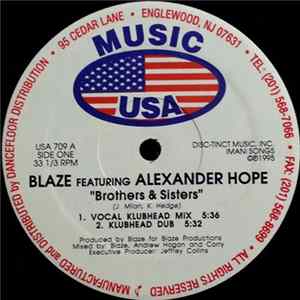 Blaze Featuring Alexander Hope - Brothers & Sisters FLAC
