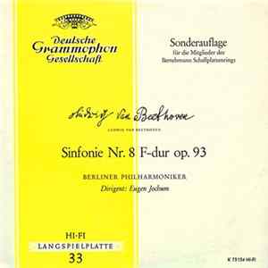 Ludwig van Beethoven, Berliner Philharmoniker, Eugen Jochum - Sinfonie Nr. 8 F-dur Op. 93 FLAC