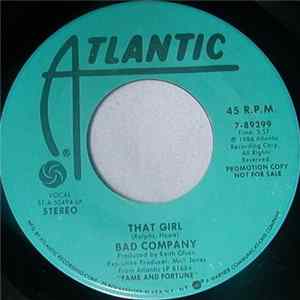 Bad Company - That Girl FLAC