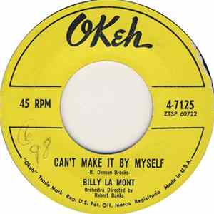 Billy La Mont - Can't Make It By Myself / Country Boy FLAC