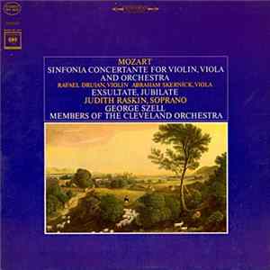 Rafael Druian, Abraham Skernick - Judith Raskin ; George Szell Conducting Members Of The Cleveland Orchestra / Mozart - Sinfonia Concertante For Violin, Viola And Orchestra / Exsultate, Jubilate FLAC