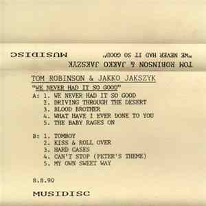 Tom Robinson & Jakko Jakszyk - We Never Had It So Good FLAC