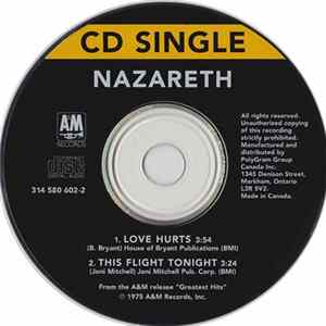 Nazareth - Love Hurts / This Flight Tonight FLAC