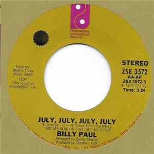 Billy Paul - July, July, July, July FLAC
