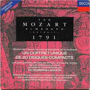 Wolfgang Amadeus Mozart - The Mozart Almanach (Extrait) 1791 Première Partie FLAC